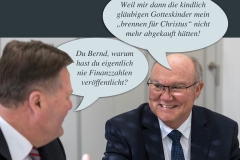 Keine Finanzzahlen von Bruder Bernd