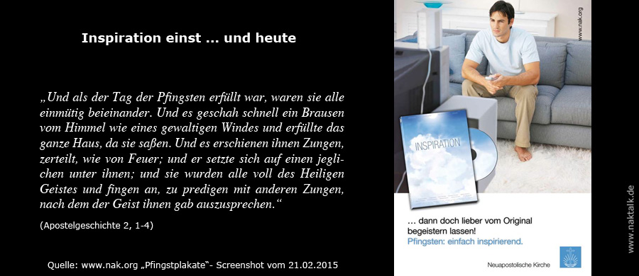 NAK Plakat - Inspiration Pfingsten