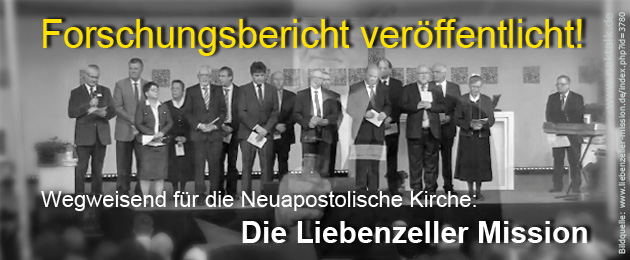 Liebenzeller Mission Vorbild für Neuapostolische Kirche