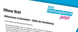 Offener Brief an Stammapostel Schneider - Düsseldorf 2015