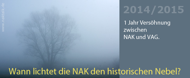 Ein Jahr Versöhnung zwischen NAK und VAG