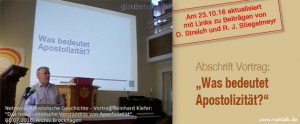 Abschrift Vortrag Kiefer Apostolizität