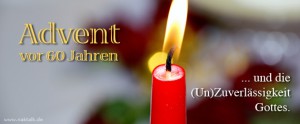 Advent in der NAK vor 60 Jahren