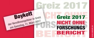 Boykott NAK Versöhnungsfeier Greiz 2017