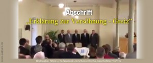 Abschrift Erklärung zur Versöhnung Greiz 2017