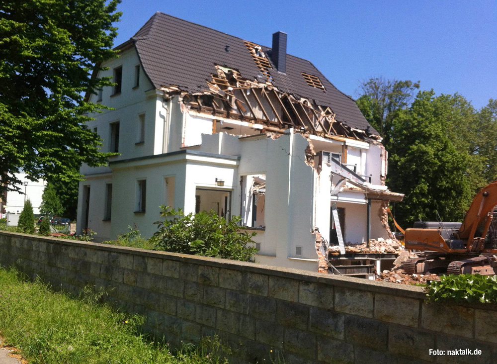 Abriss NAK Kirche Dessau