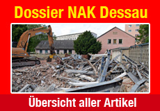 Artikel zum Kirchenabriss der NAK Dessau