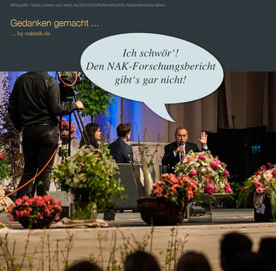 Ich schwöre den Forschungsbericht gibt es gar nicht