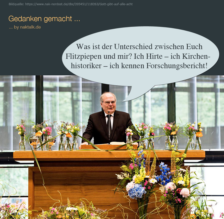 NAK Hirte Henke als Kenner des Forschungsberichts