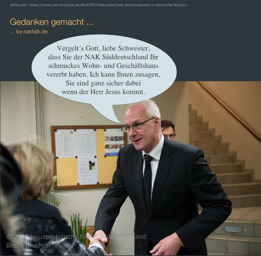 Gedanken gemacht: Danke für die Erbschaft