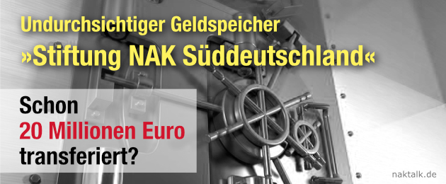 Geldspeicher Stiftung NAK Süddeutschland