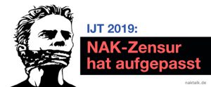 IJT 2019: NAK-Zensur hat aufgepasst