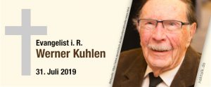 Evangelist Werner Kuhlen gestorben