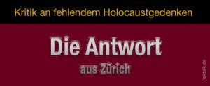 Holocaust-Kritik - Die Antwort der NAKI