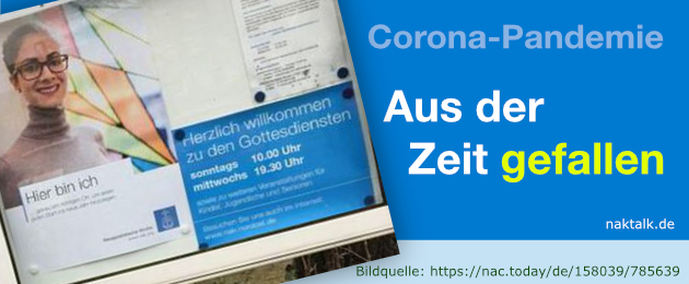 Corona-Pandemie - nac.today aus der Zeit gefallen