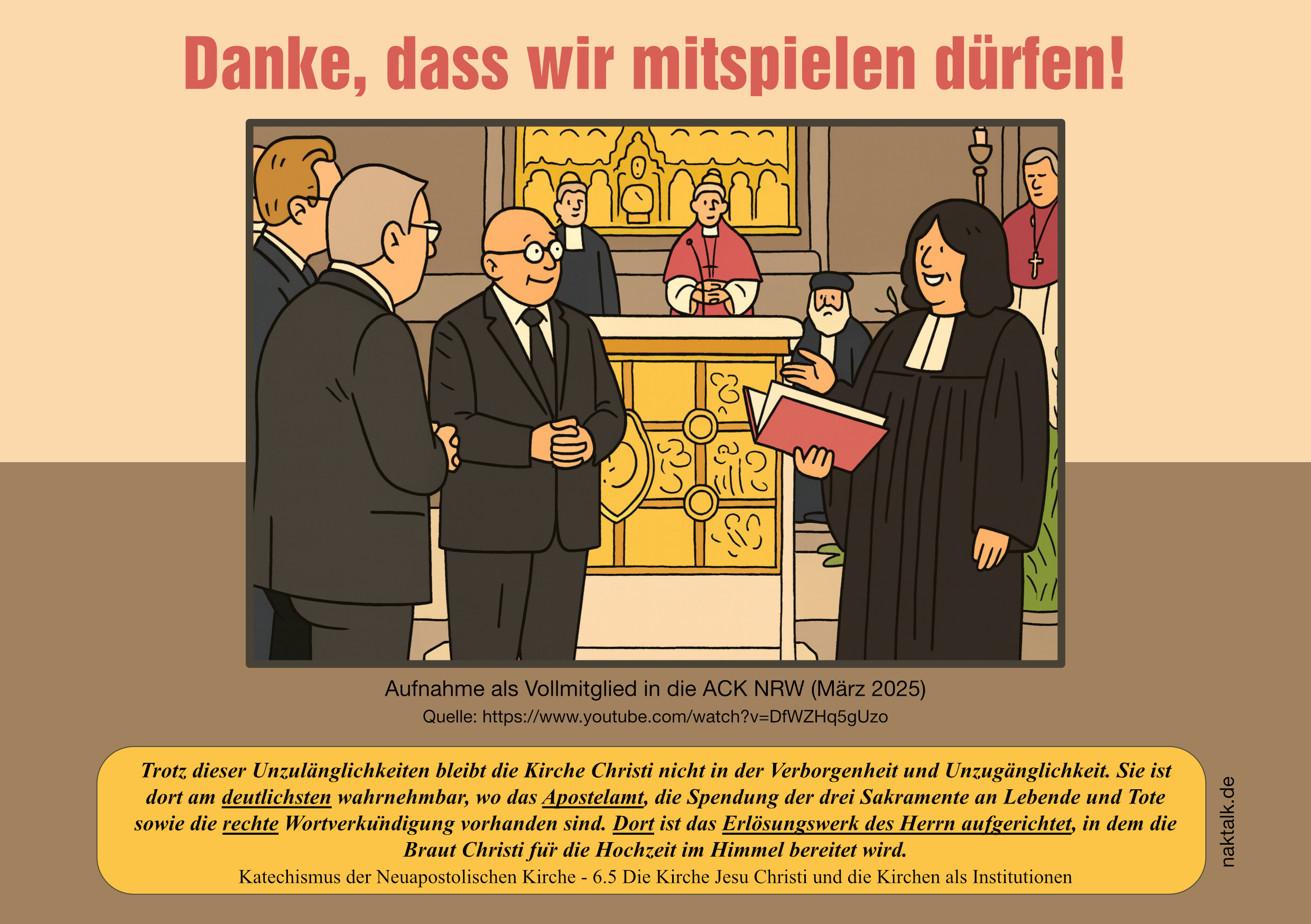 NAK und ACK: Danke das wir mitspielen dürfen